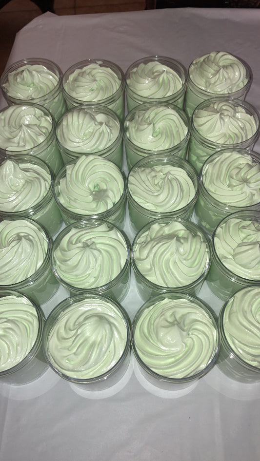 Cool cucumber body butter