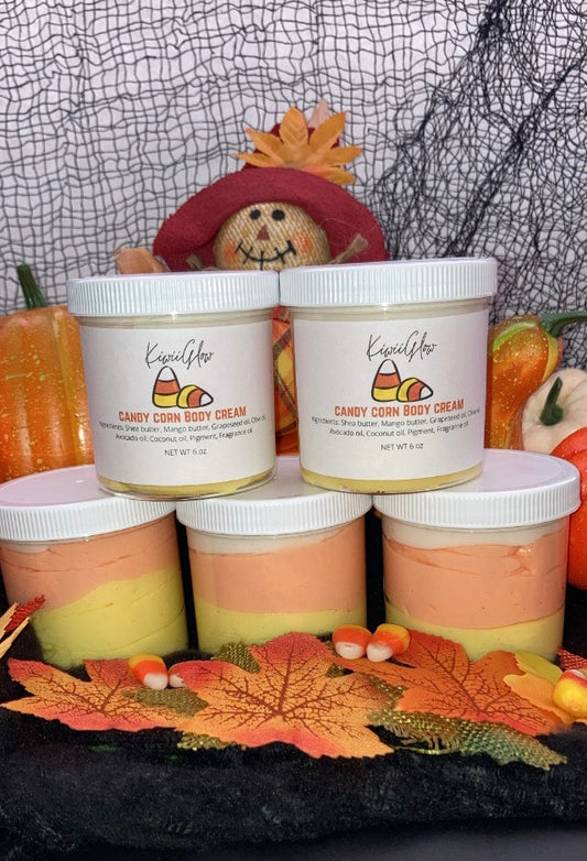 Candy corn body cream